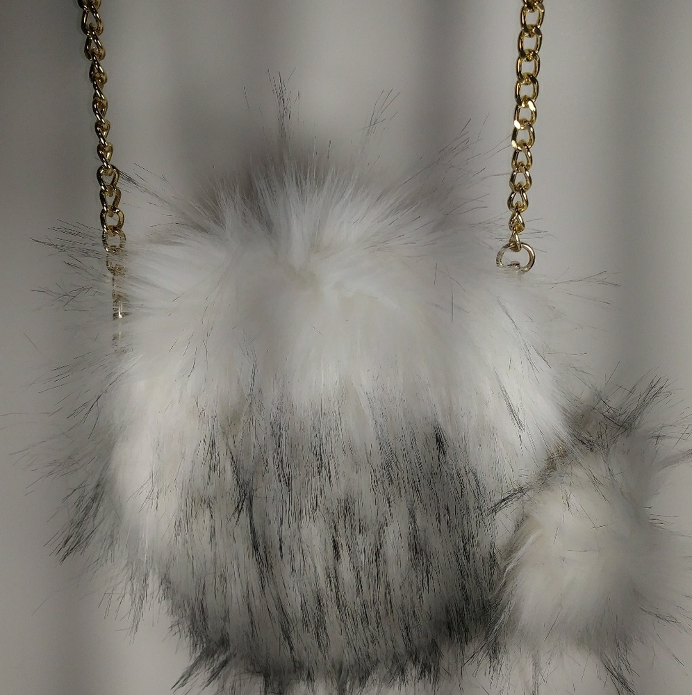 Faux Fur Handbag